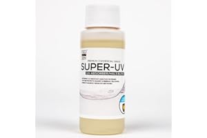 FGCI Super UV Inhibitor Additive 2 oz. Bottle for Epoxy Resin - Protects Against Yellowing & Highest UV Resistance! Perfect for Preserving The Clarity of Serving Trays, Coasters, River Tables, and More!