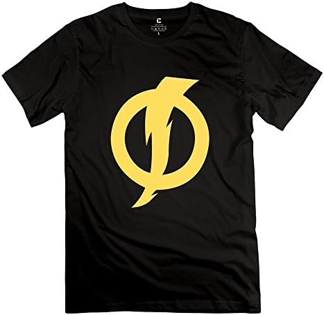 Next Style Men's Static Shock Logo Black T-Shirt