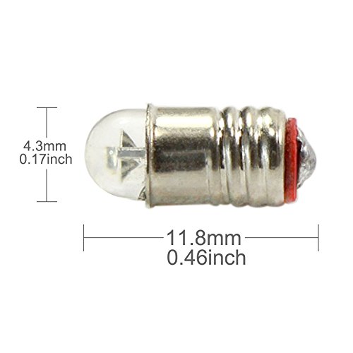 Evemodel 10 STK. warmweiss/weià LED 12V-14V Leuchtmittel für Fassung E5 E5.5 H0 Bulb (warm weiÃ) – Bild 5