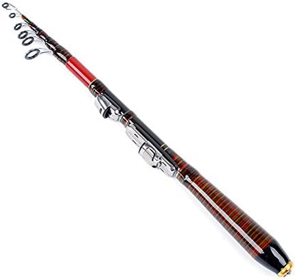 Portable Carbon Fiber Telescopic Fishing Rod Retractable Travel Spinning Fishing Pole ,Saltwater Boat Sea Rod
