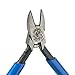 Klein Tools D257-4C Pliers, Diagonal Cutting Midget Electronics Pliers with Short Jaws and Beveled Cutting Edges, 4-Inch