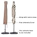 Solar Powered Rectangular Patio Umbrella with 68 LED Lights Market Outdoor Umbrella with Tilt&Crank&Umbrella Cover, 9 by 7 Feet, Beige