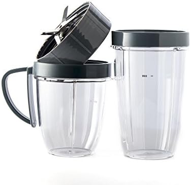 Veneto Kitchen Blender Cups and Blade Replacement Set for Nutribullet Blender