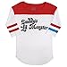 Bioworld Suicide Squad Harley Quinn Daddy's Lil Monster Raglan T-Shirt (X-Large) White