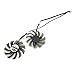 FD7010H12S 75mm VGA Video Card Dual Fan For Sapphire HD7850 HD6930 0.35A 40mm 4Pin Power Connector