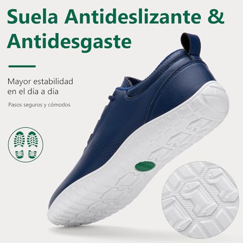SAGUARO Barefoot Men's Shoes, Lightweight Minimalist Shoes with Wide Toe & Zero Drop for Outdoor Casual Walking, Size 39-48