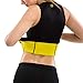 HOT SHAPERS Women's Cami Hot Belly Fat Burn Sauna Shirt. Seamless Slimming Body Shaper (Large, Black)