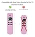 Silicon Case for Alexa Voice Remote for Fire TV and Fire TV Stick by 1XD GEAR (Pink Purple)