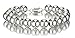 THE ICE EMPIRE Designer Inspired 10mm Large Shiny Polished Italian .925 Sterling Silver Round Ball Bead Bracelet Choose Length: 7.5