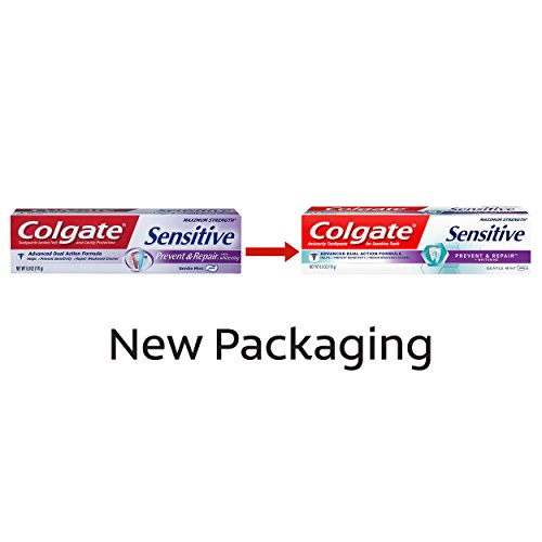 Colgate Sensitive Toothpaste, Prevent and Repair Paste Formula (6