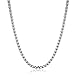 Besteel Womens Mens Stainless Steel Rolo Cable Wheat Chain Link Necklace for Men 16-36 Inch (22 Inches)