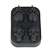Pawaca 3D Skull Ice Cube Tray Mold, Makes Four Giant Skulls, Food Grade Flexible Silicone Ice Cube Maker in Shapes for Whiskey Ice and Cocktails