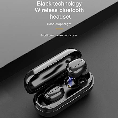 Auriculares Bluetooth 5.0,Auriculares InaláMbricos,Control Tactil,Twins HiFi In-Ear,Ipx6 Impermeable,Emparejamiento Automatico,con Caja De Carga para iOS Android Smart Phones