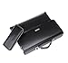 Mioy Modern Men's leather Business Bag Water resistant shoulder Messenger Bag 14