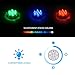 AKDSteel Submersible LED Light, RGB Multi Color Waterproof Battery Powered Lights with Remote Controller for Pool Fountain Vase Decoration Pond Garden Party Hot Tub Weeding - 4 Pack