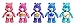 Care Bears Articulated Toy Figure (Pack of 5)