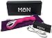 Vibrator G-Spot and Clitoris Vibrating Massager for Women or Couples Masturbation by MoN | Sex Toy Clit Gspot Stimulation Massager - Rechargeable, Waterproof, Powerful Motor - Pink