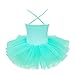 FEESHOW Girls Sequins Glitter Ballet Dress Tutu Skirt Leotard Dance Costumes