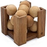 Ballroom: Handmade &amp; Organic Traditional Wood Game for Adults from SiamMandalay with SM Gift Box(Pictured)