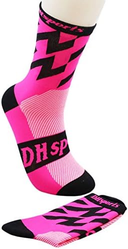 XHSPORT Unisex Bicycle Mountain Riding Socks Outdoor Exercise Sport Socks Autumn Winter Lengthening Thickening Protecting Socks (Pink)