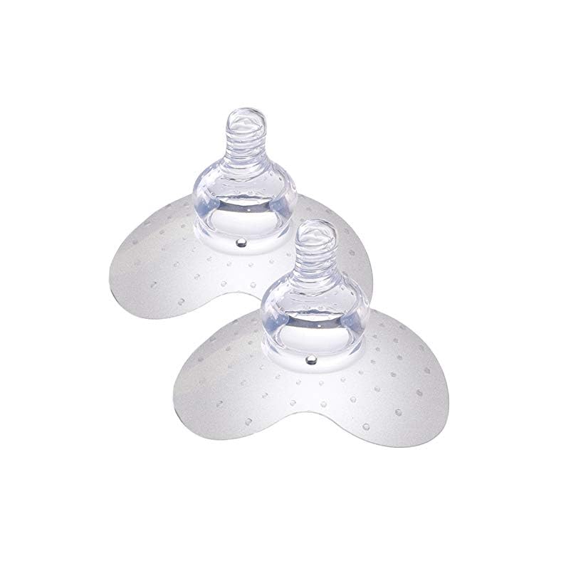 Nipple Shield,Silicone Nipple Shields for Nursing Mothers with Latch Difficulties or Flat or Inverted Nipples,BPA Free,2…