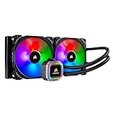 CORSAIR H115i RGB PLATINUM AIO Liquid CPU Cooler,280mm,Dual ML140 PRO RGB PWM Fans,Intel 115x/2066,AMD AM4/TR4