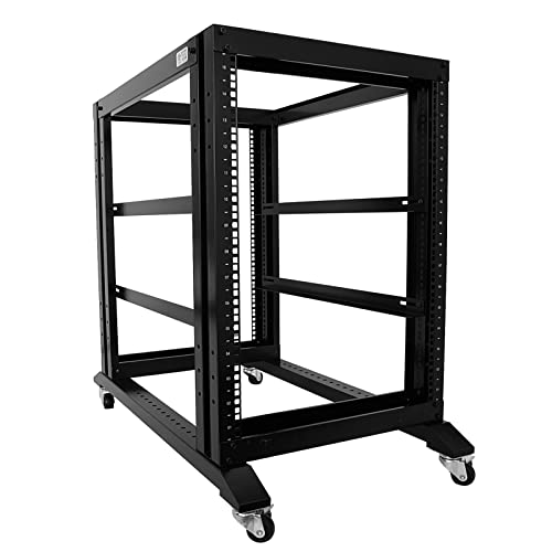 Raising Electronics Server Rack Open Frame Rack 4 Post 19 inch