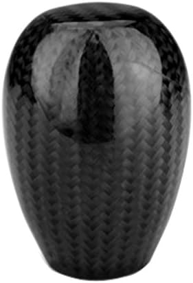 Sakali Universal Carbon Fiber Manual or Automatic Car Gear Shift Knob Adapter Kit Shifter Lever Black: Automotive