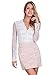 Simplee Apparel Women's Slit Lace up High Waist Bodycon Faux Suede Skirt