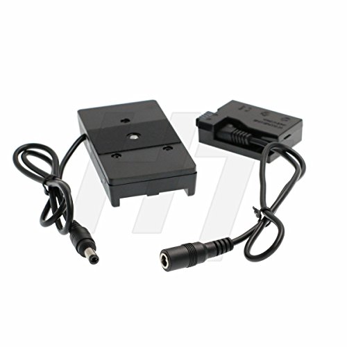 HangTon NP-F970 Battery Mount Plate Adapter LP-E8 Dummy Battery For Canon SLR 550D 600D 650D 700D Camera (F970-E8)