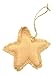 Firefly Craft Rustic Burlap Star Ornaments, Set of 12