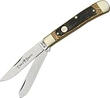 Boker 112525BBL Beer Barrel Trapper Pocket Knife with 4-1/4 In. Straight Edge Blade