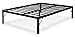 PrimaSleep 18 Inch High Extra Support/Heavy Duty Steel Slat Bed Frame/Anti-slip/Easy Assembly/Noise Free/No Box Spring Needed, King, Black