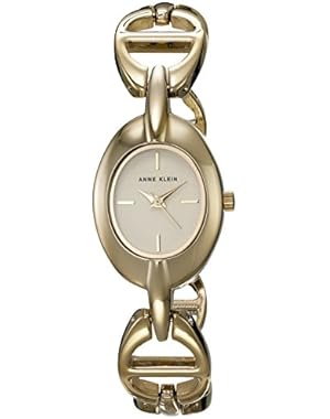 Women's Quartz Metal and Alloy Dress Watch, Color:Gold-Toned (Model: AK/3122CHGB)