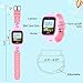 UOTO 4G Kids Smartwatch Phone with Sim Card, WiFi LBS GPS Tracker Watch Waterproof for Children with Pedometer/Remote monitoring/Game/FaceTalk/2-way Call/SOS, Kids Girls Toys Age 4-14 (Pink)