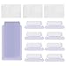 Favide 160 Sets Insertable Plastic Tabs Hanging Folder Tabs for Quick Identification of Hanging Files, Easy to Read, 2 Inch Hanging File Inserts