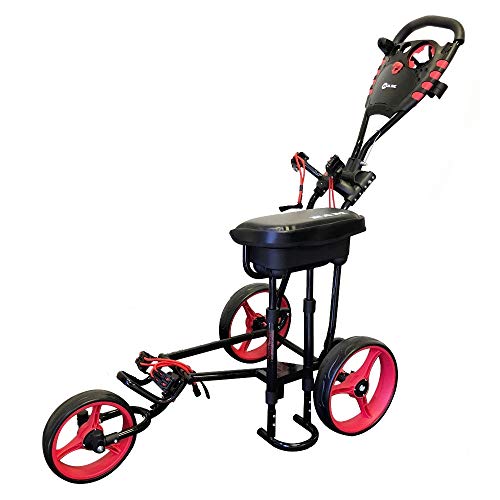 RAM Golf X-Pro Laser 3 Wheel Golf Pull Cart with Seat