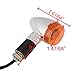 Astra Depot 4x Amber Lens Chrome Housing Bullet Front Rear Turn Signal Blinker Indicator Light For Motorcycle Street Standard Custom Bike Cruiser Bobber Chopper