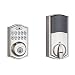Kwikset 99140-002 914 Z-Wave SmartCode Electronic UL Deadbolt, Featuring SmartKey in Satin Nickel, Works with Alexa via SmartThings, Wink, or Iris