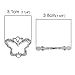 JGFinds Butterfly Bracelet Toggle Clasps - 28 Sets of Silver Tone DIY Jewelry Making Supplies