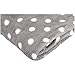 Little Starter Plush Toddler Blanket, Grey Dot