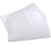 9527 Product 6" x 9" Clear Adhesive Top Loading Packing List Clear Shipping Pouches, Mailing/Shipping Label Envelopes (100 Pack)