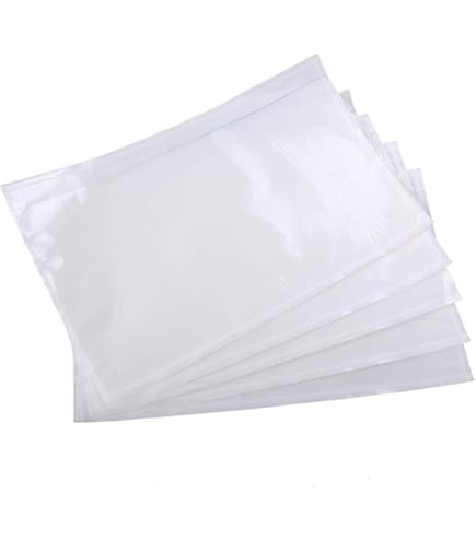 9527 Product 6" X 9" Clear Adhesive Top Loading Packing List Clear