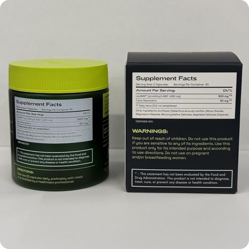 Cata-Kor Liposomal NAD+ Supplement with Resveratrol – Advanced NAD Resveratrol