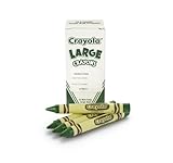 Crayola Bulk Crayons Large Size, Green (2-Pack of 12)