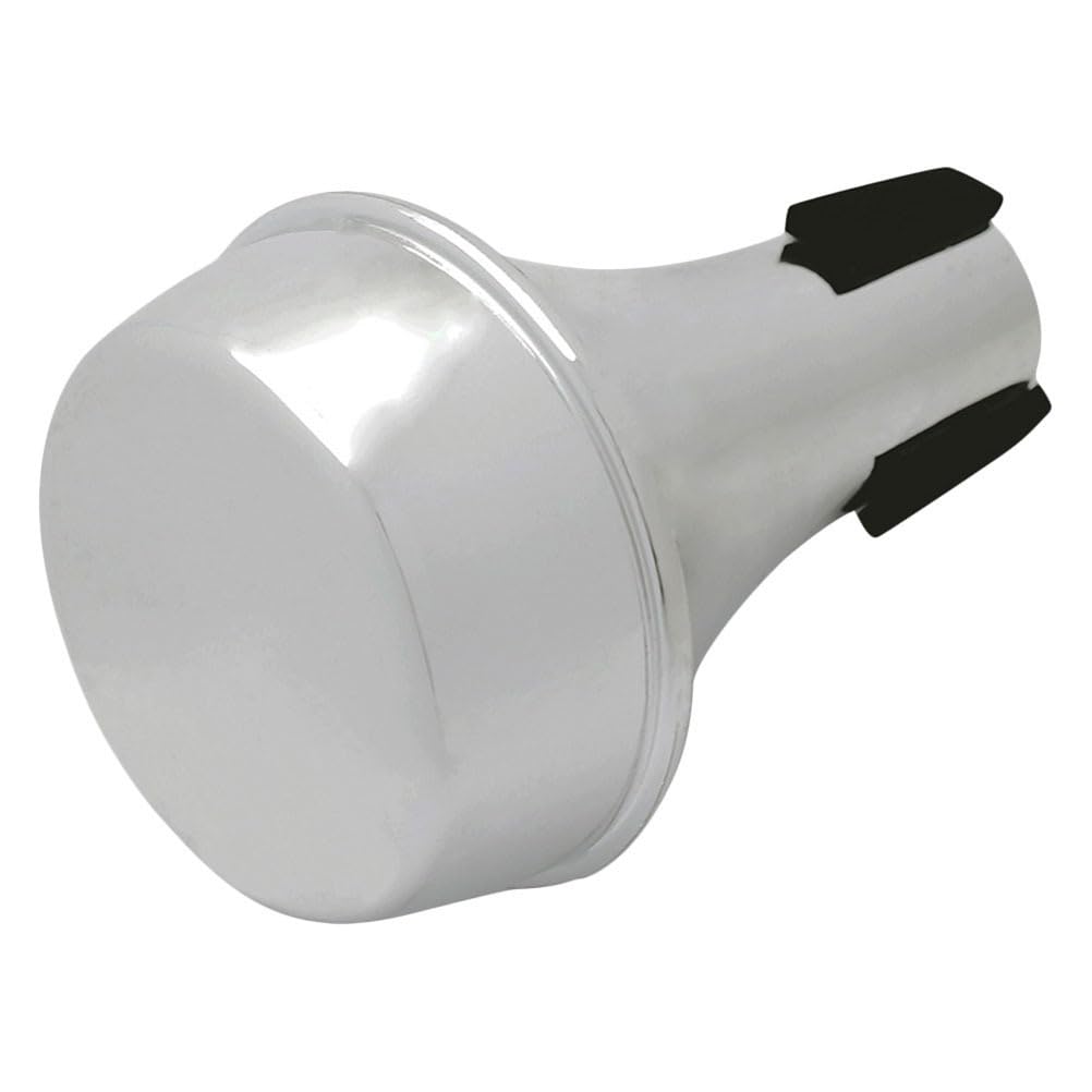 Milisten 1pc Trumpet Mute Trompette Practice Lightweight Trumpet Accessories Silent Trumpet Practice Aluminum Straight Mute Horn Mufflers Supplies Abs Half Closed Appendix