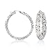Ross-Simons Sterling Silver Byzantine Hoop Earrings