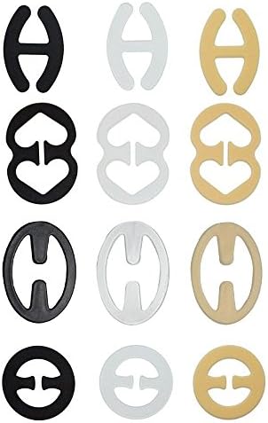 3 Piece Bra Strap Clips Cleavage Control Concealer Racer Back for Women &amp; Girls