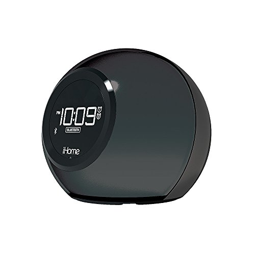 iHome iBT29BC Bluetooth Color Changing Dual Alarm Clock FM Radio with USB Charging and