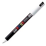 Uni Posca Marker PC-1MR Paint Glass Pen Extra Fine Bullet Tip 0.7mm White